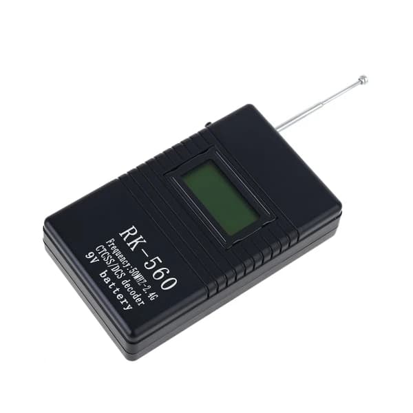Frekvensräknare med antenn för CTCSS Walkie Talkie Radiosignal Frekvens