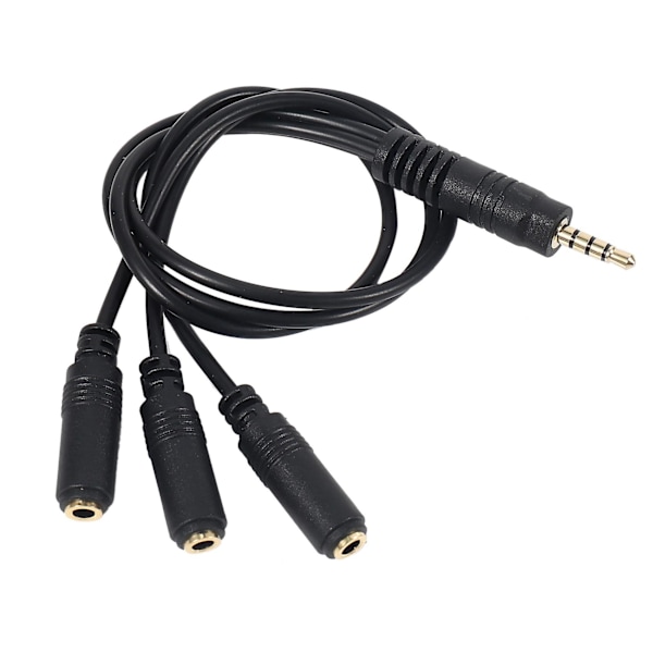 TS-3.5mm Stereo Audio Splitter Kabel Gullbelagt 3.5mm (1/8 Tomme)