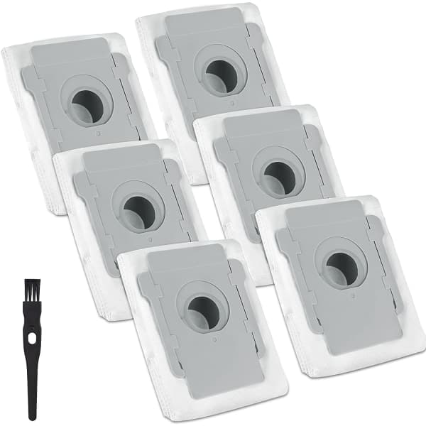 6-pack dammsugarpåsar för iRobot Roomba i7 i7+ i7+ E5 E6 S9 S9+