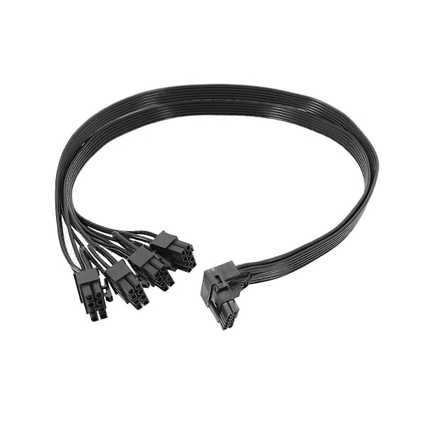 TS-4xcpu 8-pin till 16-pin Hane Grafikkort Videokort Förlängningskabel Pci-e 5.0 12vhpwr Rtx4090 Vinkeladapter