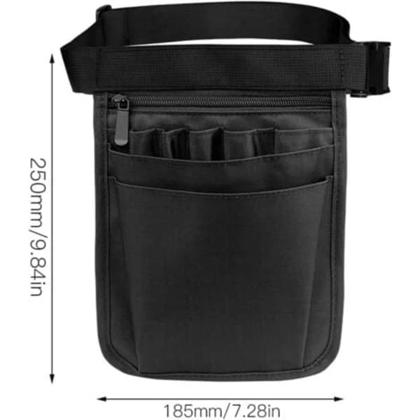 TS-Pochette irmiere Belt Bag, Multifunctional Nurse Tool Bag with Multiple Pockets Adjustable