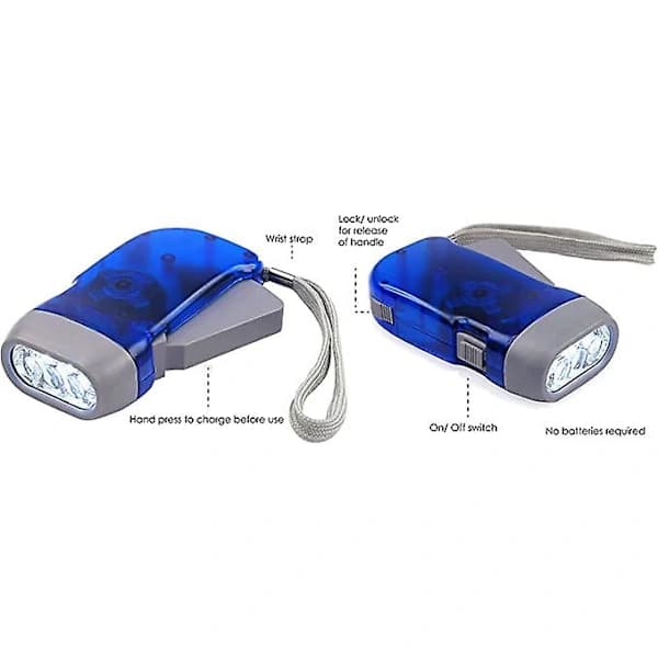 Generator LED-lommelykt - Tilfeldig farge