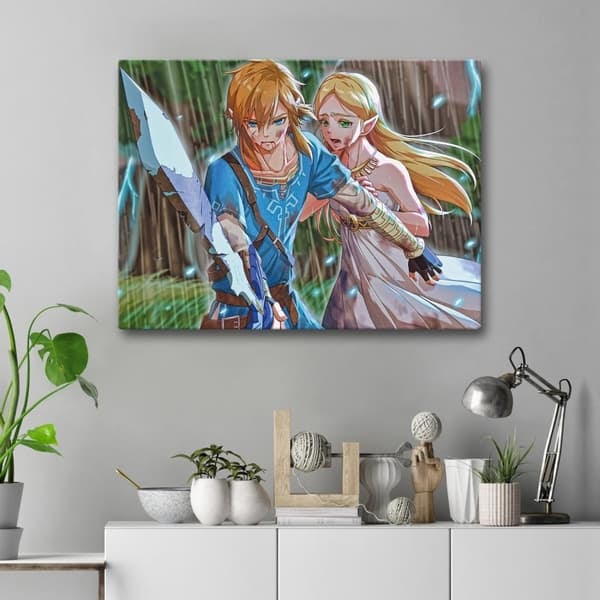 Kangastaulu / Taulu - Legend of Zelda - 40x30 cm - Canvas