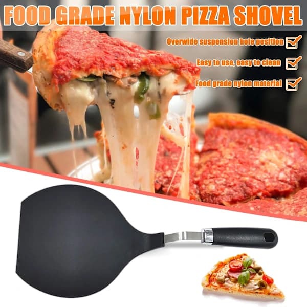 Komplett pizzakit - Pizzaspade for ovn - Tilbehør og pizzastein - 16 cm