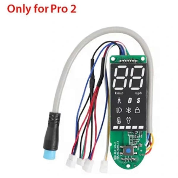 Elektrisk sparkesykkel dashbord for Germany Pro 2 for Pro 2 kretskortmontering Dash Board Display Svart