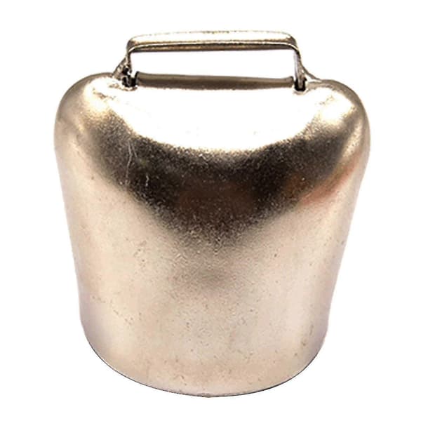 Antika Metall Ko-Klockor, Högljudda Häst Får-Klockor, Boskapsdjurs-Klockor Silver Silver Large