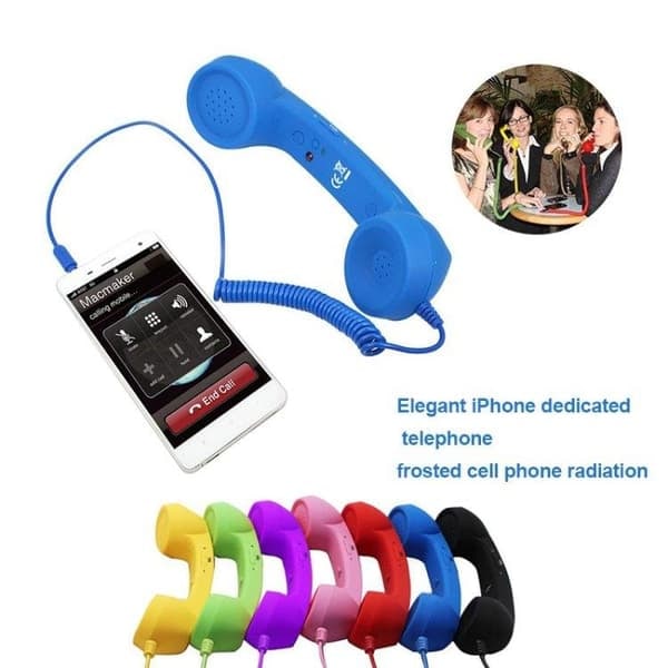 TS-Retroheadset Puhelinluuri 3,5mm Musta