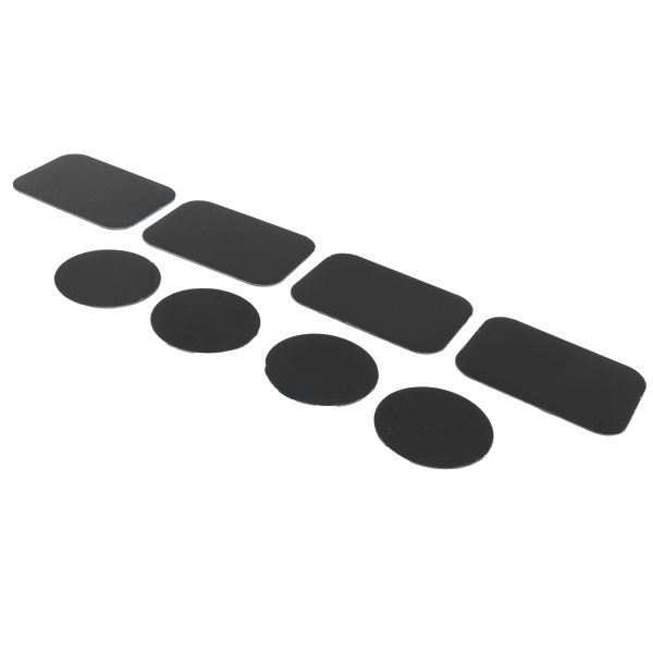 8 stk selvklebende metallplater for magnetisk bilholder