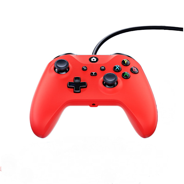 Langallinen peliohjain Xbox One/One S/X/Series X/S/PC Windows 10 ja uudempiin (punainen)