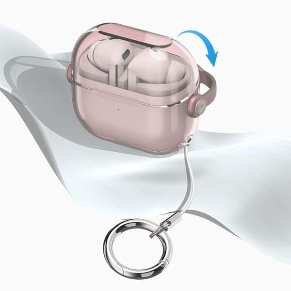 TS-Suojakotelo Samsung Galaxy Buds3 / Buds3 Pro - Kirkas/Pinkki