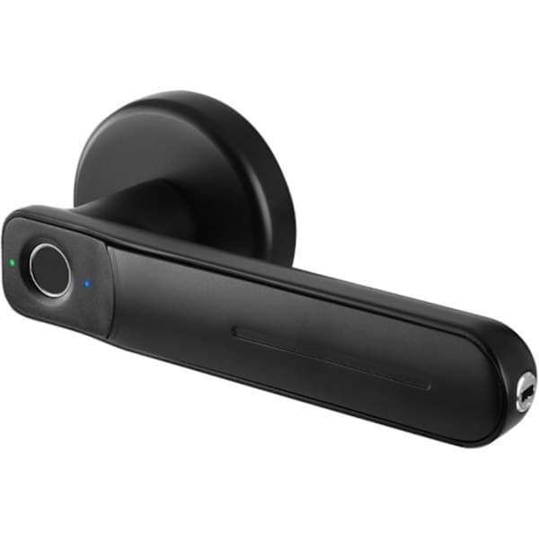 Smart dörrlås med fingeravtryck, biometrisk, nyckelfri handtag