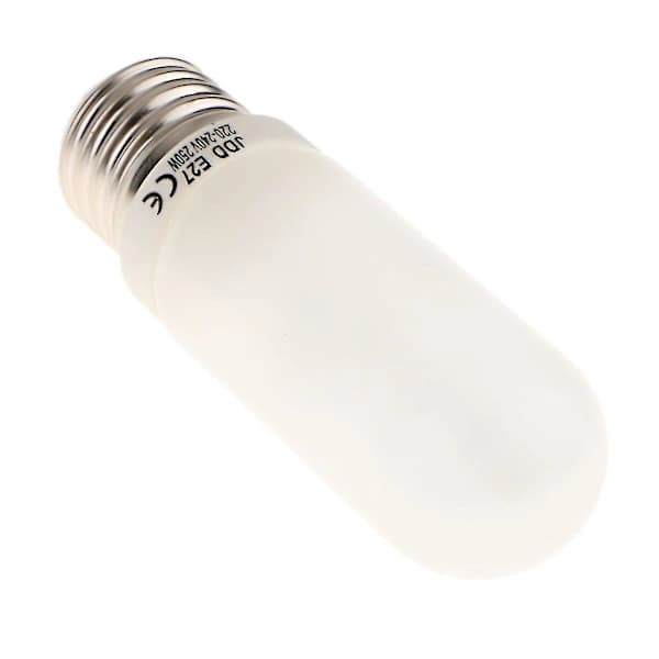 2x Jdd Typ 250w 220-240v E27 Frostat Halogen Glödlampa Modellampa Rör