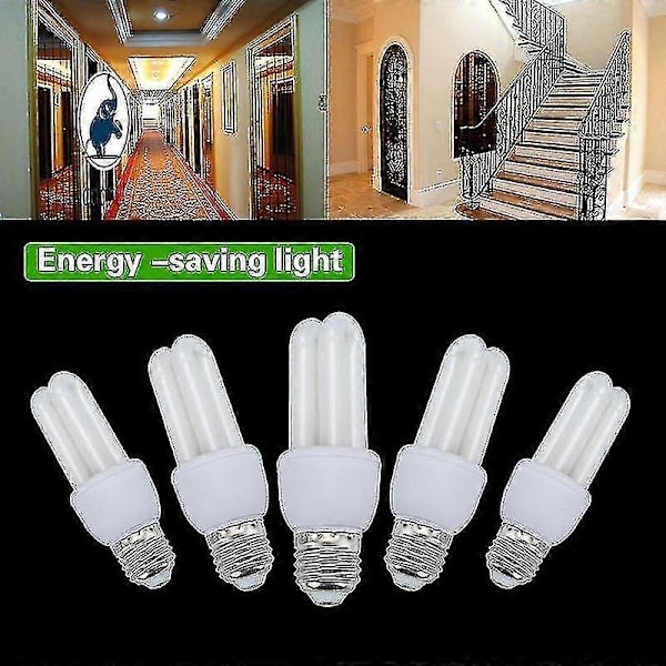 LED-lampe 11W E27 Skrue 2U Formede Lyspærer Hjem CFL-lampe Energibesparende {HH}