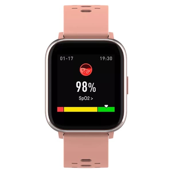 TS-Denver SW-164 smartwatch med kroppstemperatur- och pulssensor – Rosa