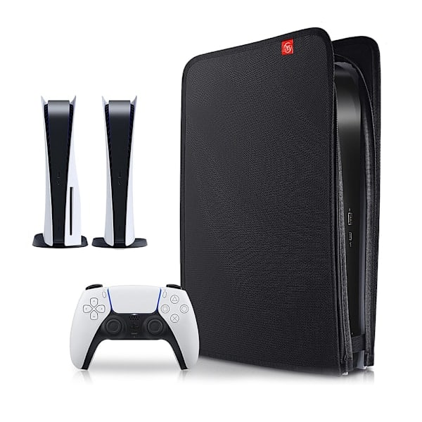 Dammskydd för PlayStation 5 Konsol Svart