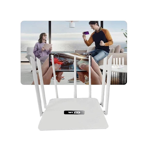TS-7 Antenner Wifi Router Trådløs Router 2.4g 300mbps /dial Mode Wifi Repeater 7 High Gain Antenner (