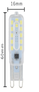 10-pack 5W G9 3000K LED-lampor med klart lock G9 5W
