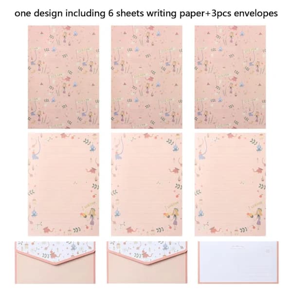Brevpapper & kuvert 48st + 24st