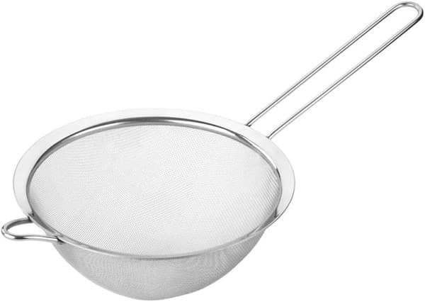 Finmasket si i rustfrit stål til mel og flormelis til køkkenbagning og te 14 cm 14cm