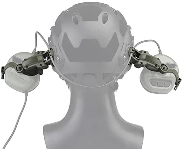 Hjelmskinneadapter til taktisk headset - Multi-vinkel rotation