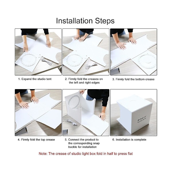 TS-31x31x32.7cm Bærbart Foldbart Studio Ring 128leds Lysrefleksionsbord Med 6-farvet Baggrund C