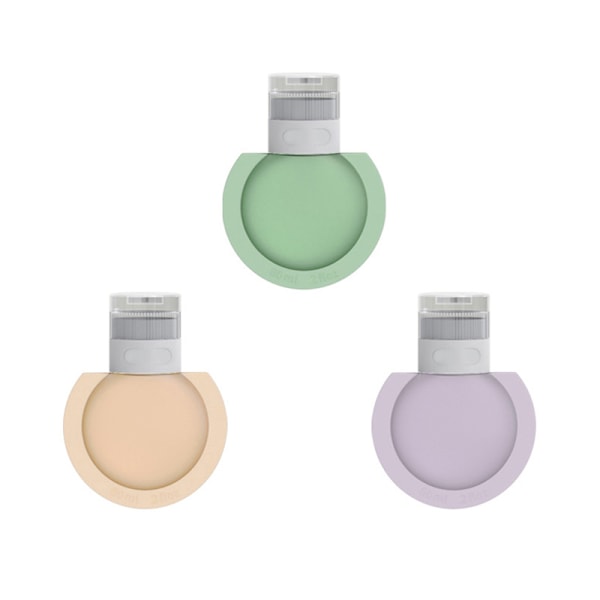 3 stk Reiseflaskesett 90ml tom farget plastflaske