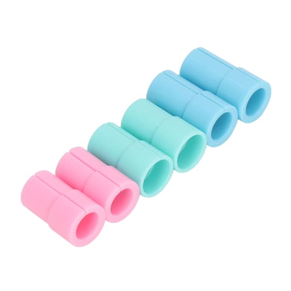 6-pack Pennhållaradapter ABS 3 Färger Verktygstillbehörsset för Sharpie för Cricut 6 Delar 2 Rosa 2 Grön 2 Blå