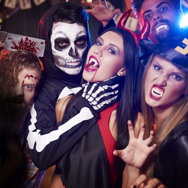 2 stk. Julevampyrtænder, Udtrækkelige Vampyrtænder, Cosplay