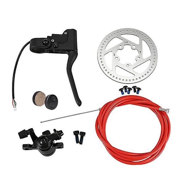 TS-Bremsgrebs Disk Break Kabel Sæt Kit Til Mijia M365 Elektrisk Scooter Dele Udskiftning (110mm M365)