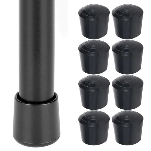 8 st Stolsbensskydd Gummifötter Skydd 18MM 18MM 18mm