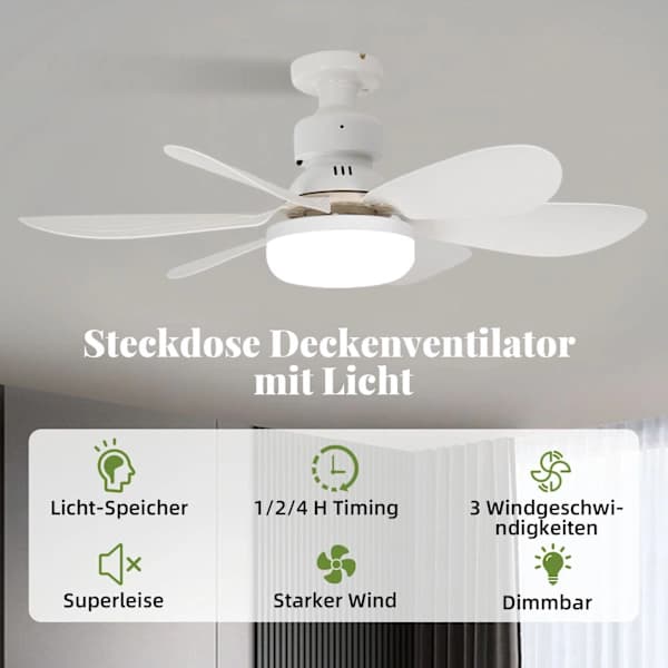 LED-takvifte vifte taklampe belysning med fjernkontroll-FA-