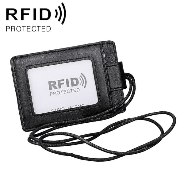 TS-RFID-korttikotelo kaulanauhalla ja ID-merkillä