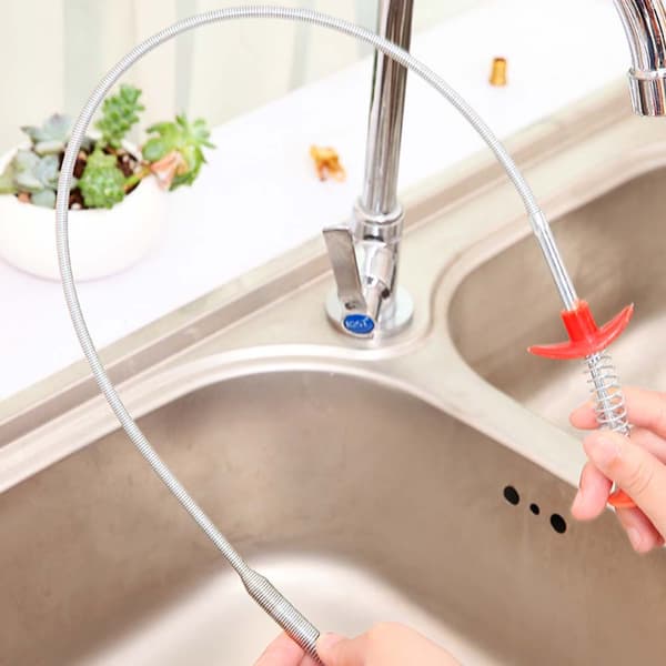 Drain Cleaning Assist Tool, Flexible and Bendable Grabber Claw with Multi-Tooth Drain Cleaner, Easy-to-Use Bathroom Pick-Up Tool