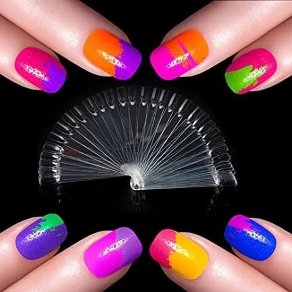 Display tips / display for nail polish samples 50 pcs Transparent