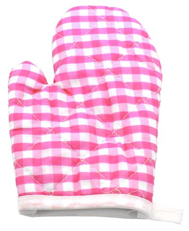 Children's Oven Mitts Kitchen Oven Mitts Warm Mittens Kitchen Accessories pink