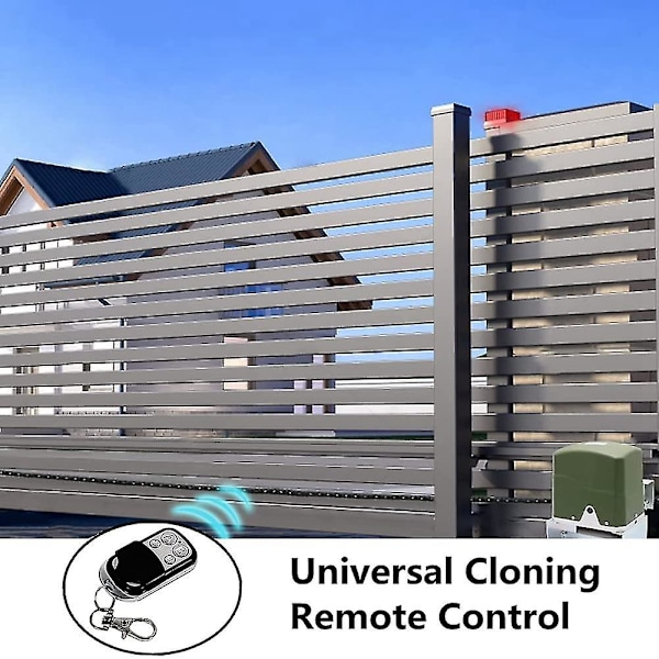 Fjernkontroll Universal Trådløs Alarm Fjernkontroll Kloning Erstatningsnøkkel Fob For Bil Garasjeport Grind Persienner 433mhz Alarmsystem