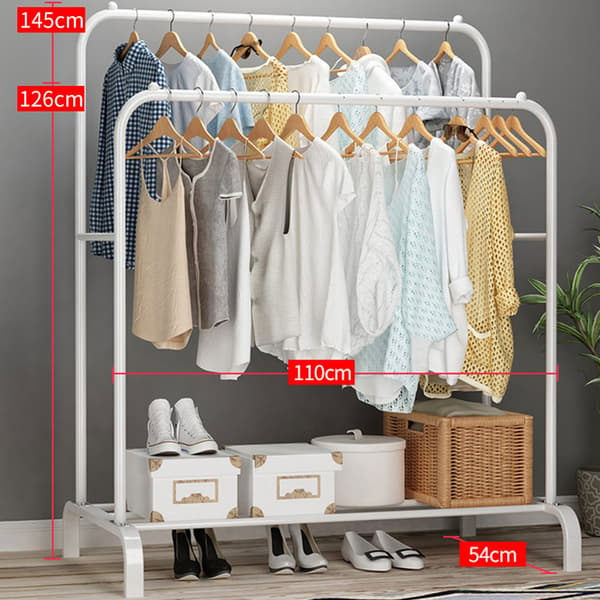 TS Clothes Rack with 2 Rods
