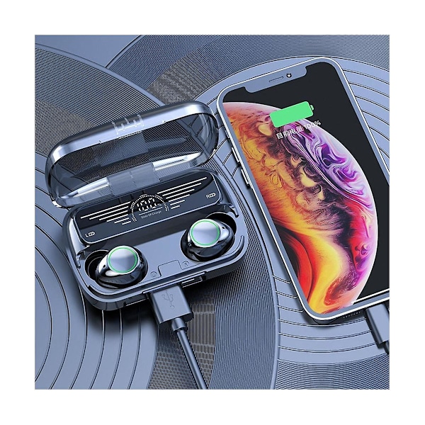 TS-Bq10 Bluetooth Hörlurar Tws In-ear Smart Digital Display Headset Trådlösa Bluetooth 5.3 Touch Hea