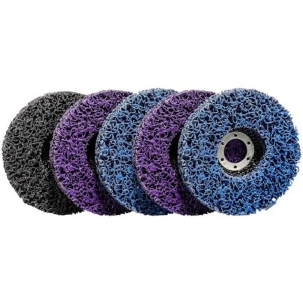 TS-5 CSD Rengöringsskivor 115 mm För Vinkelslip I Nylon För att Avlägsna Rost Svetsar Ta Bort Färg Rost och Oxidation
