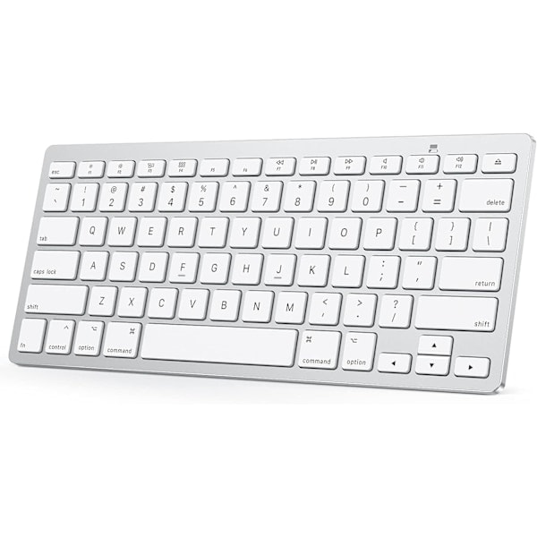 Bluetooth-tangentbord för Mac, Kompakt trådlöst tangentbord kompatibelt