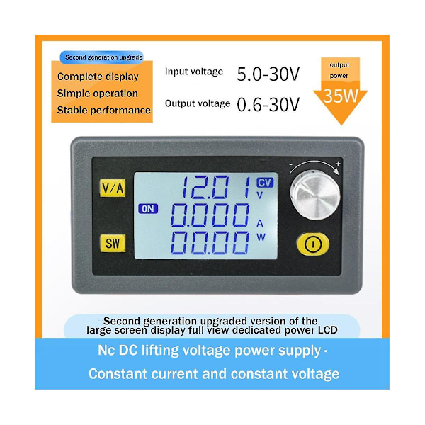 TS-Cnc Dc Automatisk Boost Converter Justerbar Regulert Strømforsyning Konstant Spenning Konstant Strøm