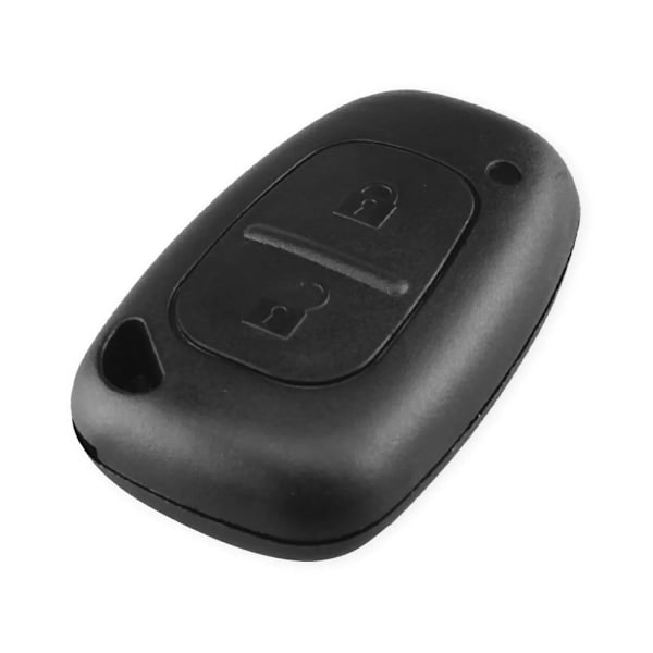 Fjernkontrollnøkkelhus 2 knapper for Renault Trafic Vauxhall Opel Master Vivaro Nissan Primastar Fob nøkkeldeksel uten blad