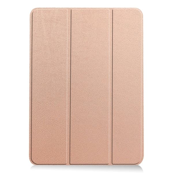 TS-keinonahkakotelo jalustalla iPad Air 13 (2024) - Ruusukulta