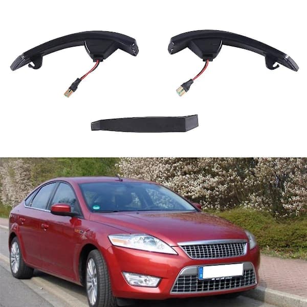 Bil LED Blinkers Sidospegelindikator För Focus 2 3 Mk2 Mk3 Mondeo
