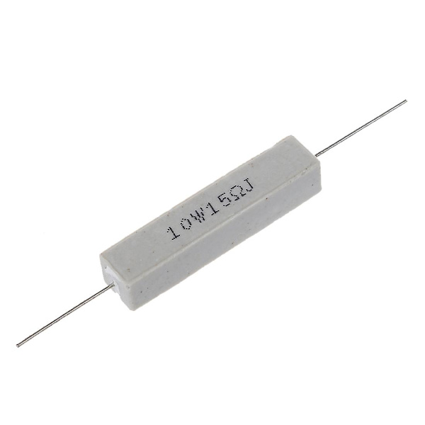 TS-5 stk. 10w Watt 15 Ohm 5% Trådviklet Keramisk Cementmodstand