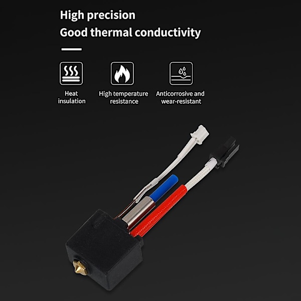 TS-For 2 Hotend Sett 24v 60w Ekstruderhode Messingdyse For 2 Neo/max/plus 3d-skriver