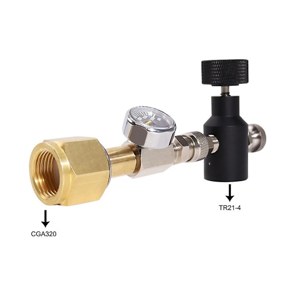 TS-Ny For Co2 Sylinder Tank Refyllingsadapter Adapter Fyllestasjon, cga320