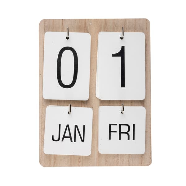 TS-Væghængt kalender med kort