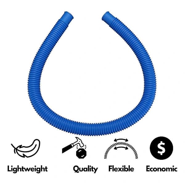 Erstatningsslange til poolpumpe, 1,5 m til Intex filterpumpe, A