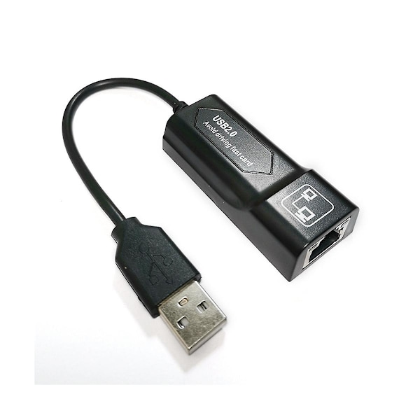 TS-Usb 2.0 - RJ45 10/100 Mbps USB Ethernet -sovitin verkkokortti Lan USB -verkkosovitin Lan Rj45 -kortti
